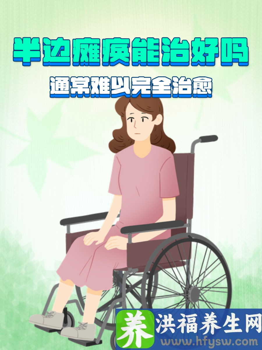 半边瘫痪能治好吗？一文告知你答案