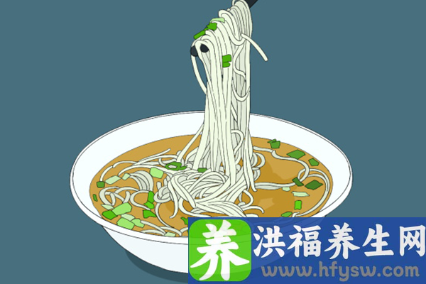 中老年人晚饭不能吃面条吗？