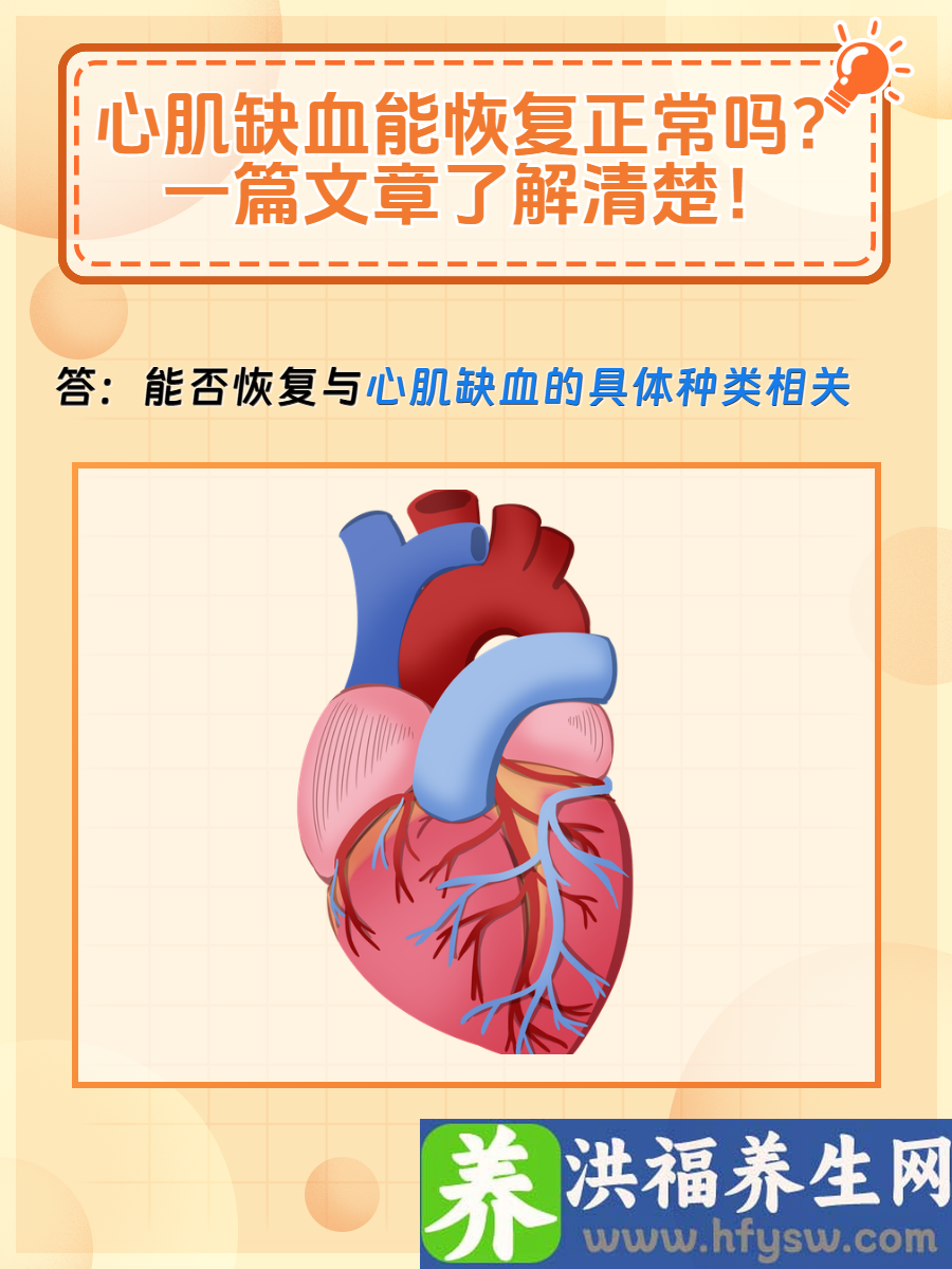 心肌缺血能恢复正常吗？一篇文章了解清楚！