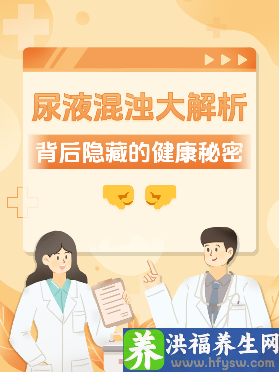 尿液混浊大解析：背后隐藏的健康秘密