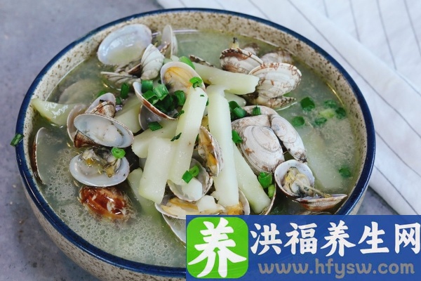 蛤蜊的功效与作用、禁忌和食用方法