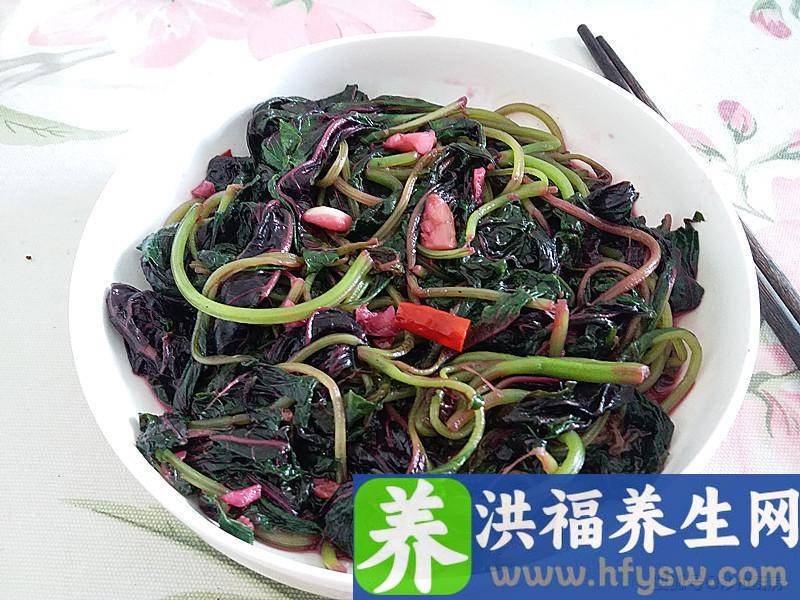 夏天多吃此菜，钙是菠菜的3倍，清肝明目，润肠通便，2块钱一把