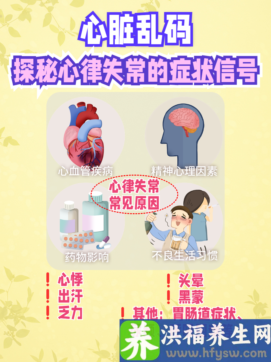心律失常是什么症状