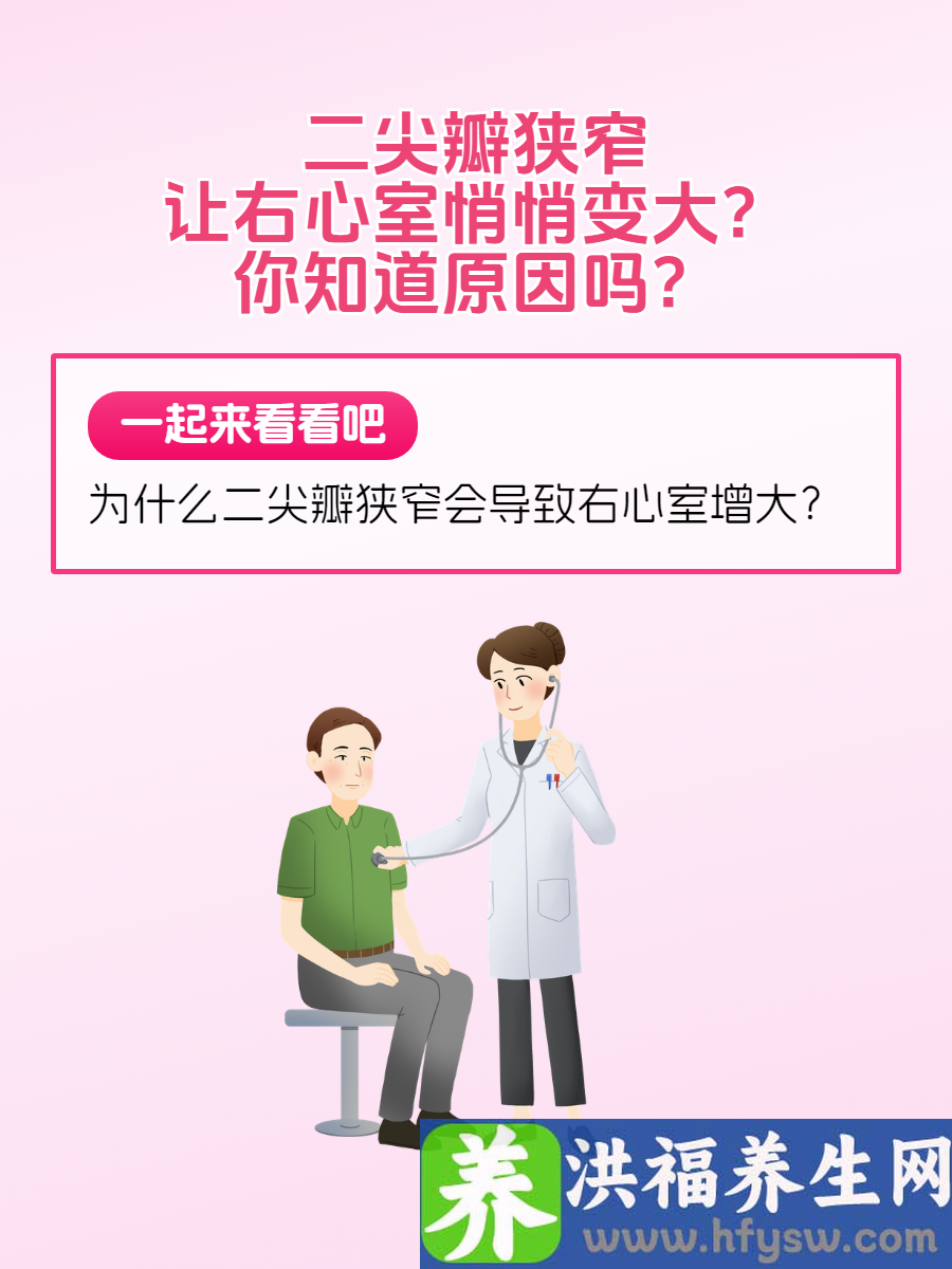 二尖瓣狭窄让右心室悄悄变大？你知道原因吗？
