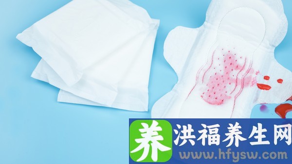 桃红色月经量少一会有一会没有